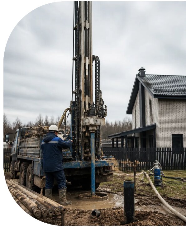 Бурение скважин на воду под ключ в Кашире от 124968 р. | АПаруса-Кшр
